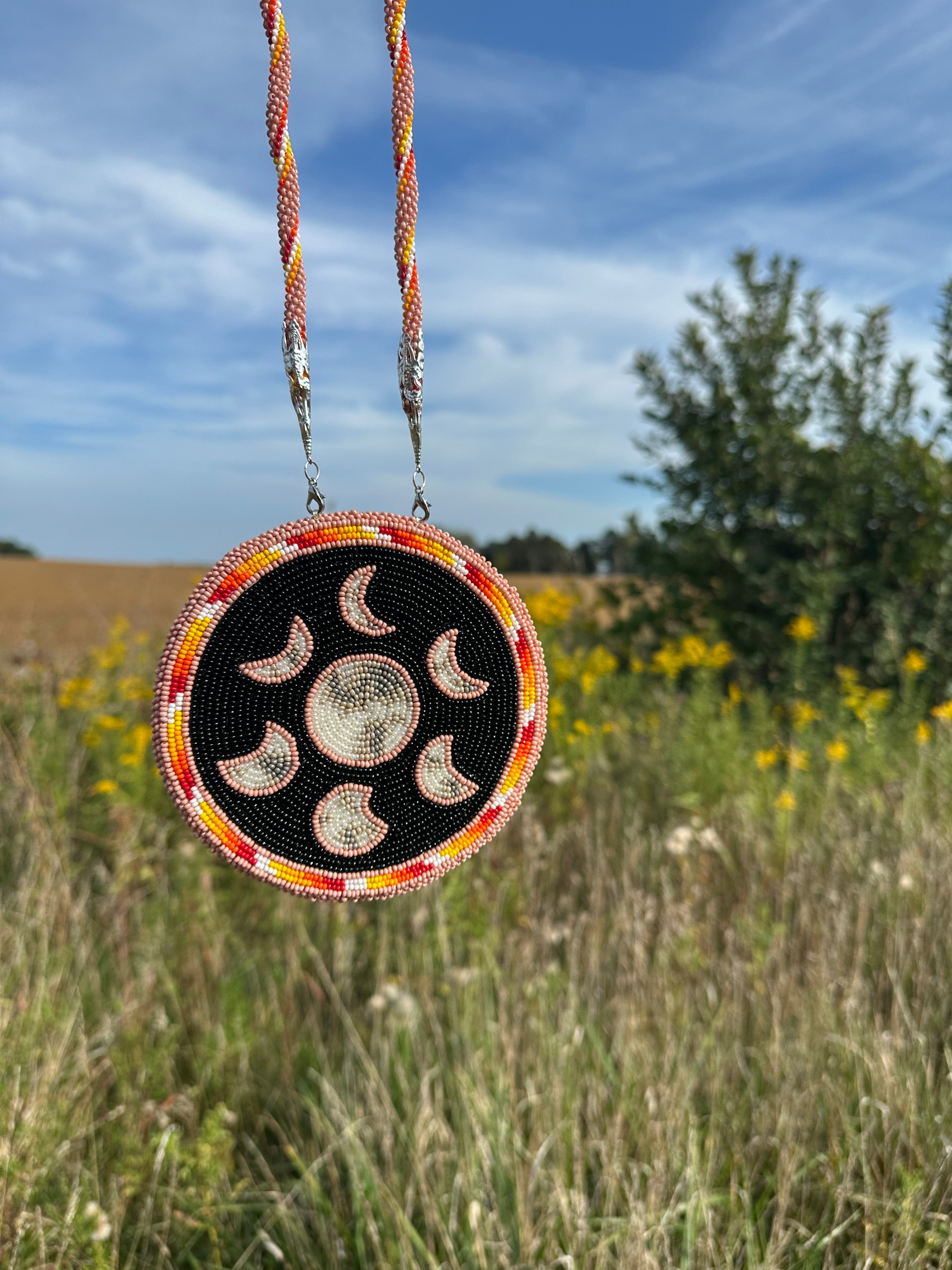 Moon Phases Medallion & Lanyard