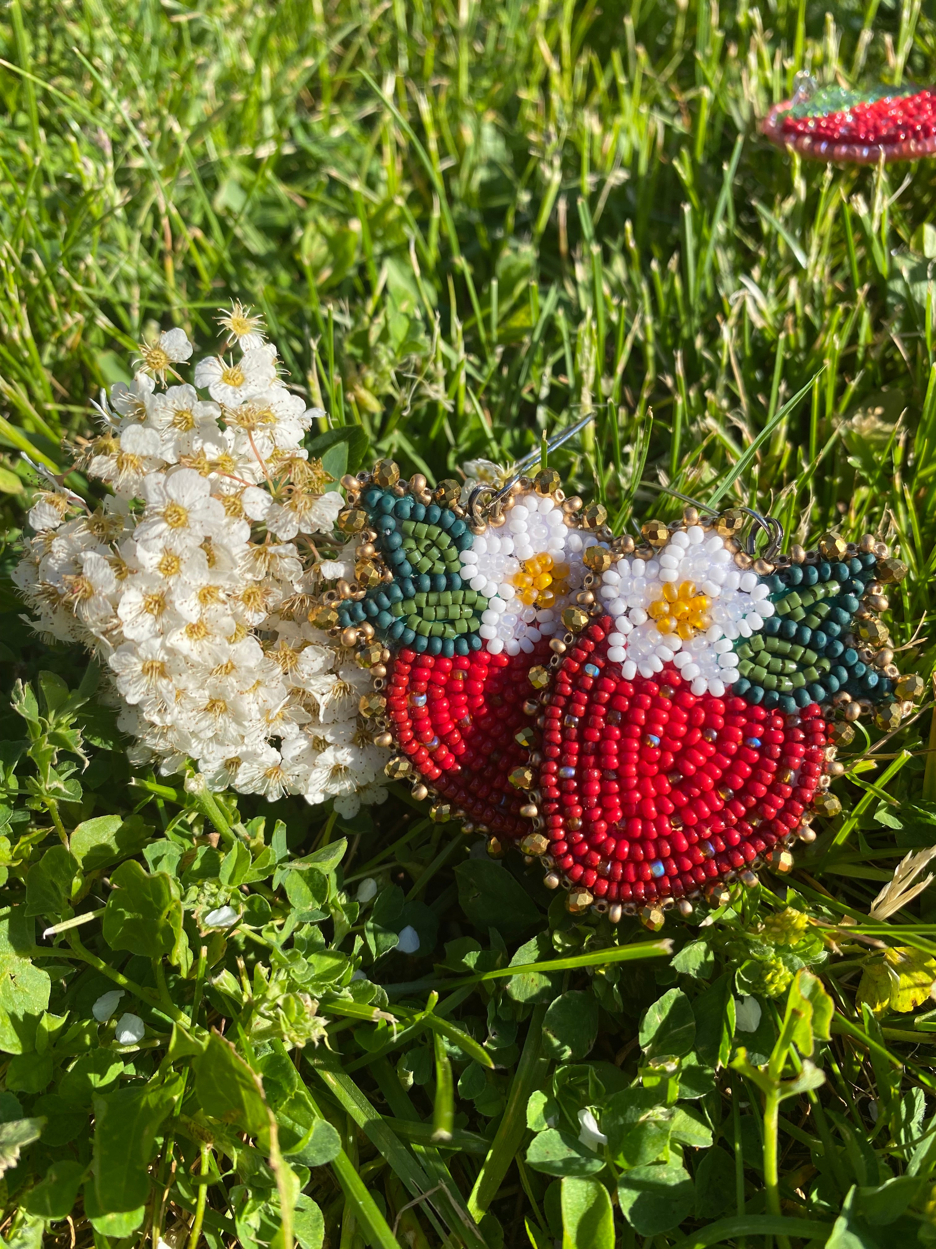 Strawberry & Blossom Earrings