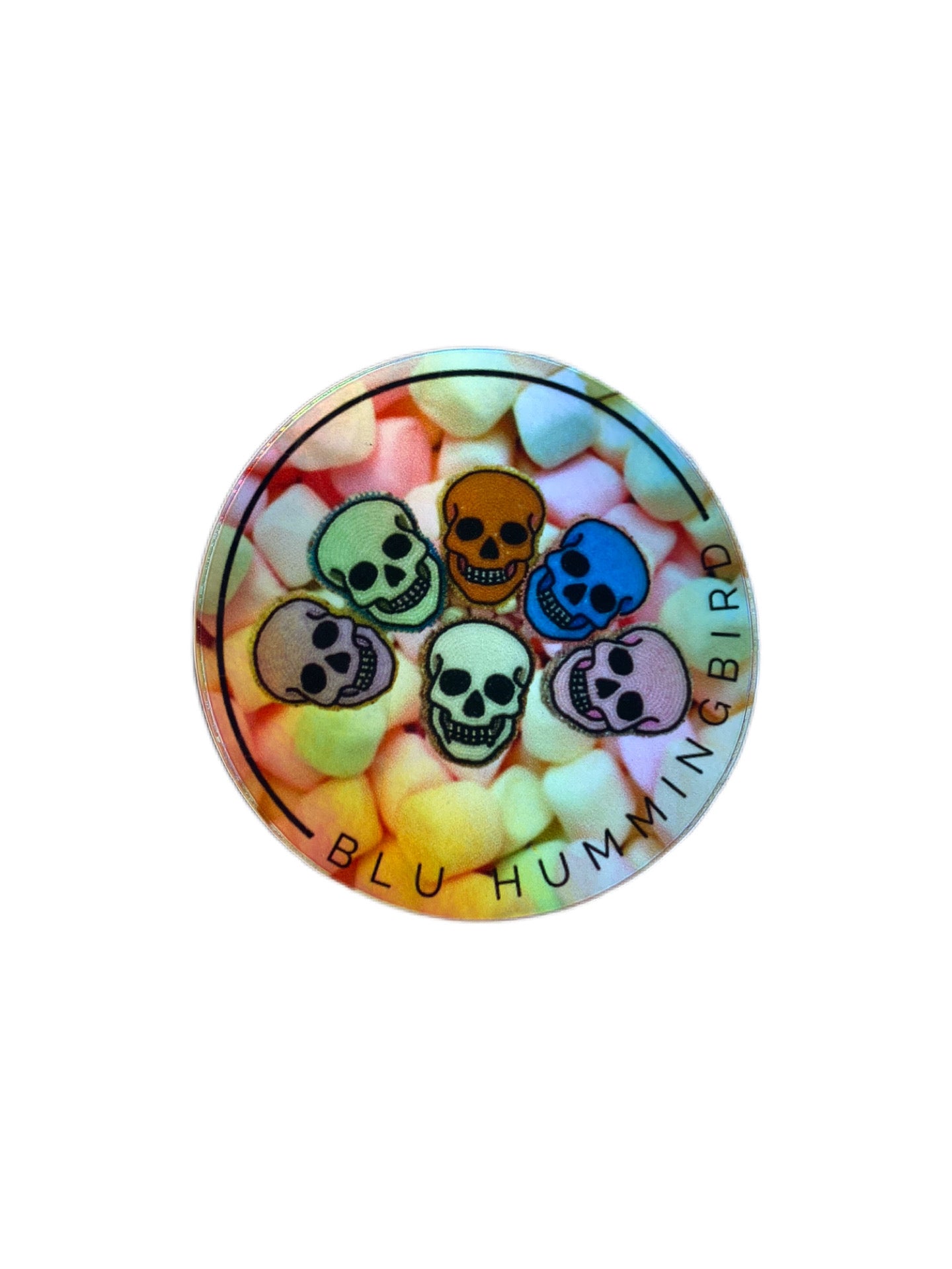 Pastel Skulls (holographic) STICKER