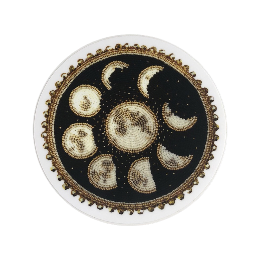 Gold Moon Phases MAGNET